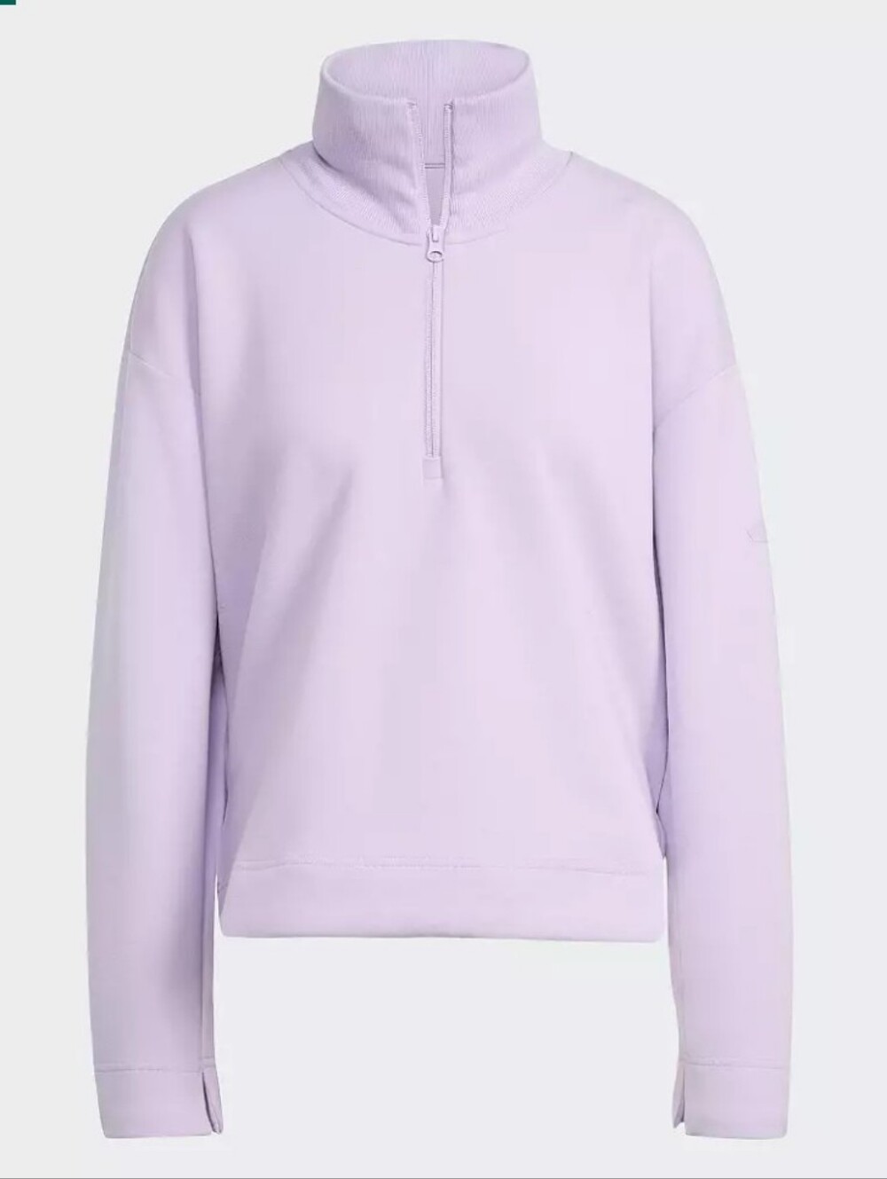 NEW Adidas All Szn Soft Lux Quarter Zip Purple Plum Sweatshirt Size Small
